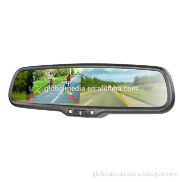 4.3 Inch Car Rear View Mirror Monitor with Bluetooth Handsfree for any Car Model